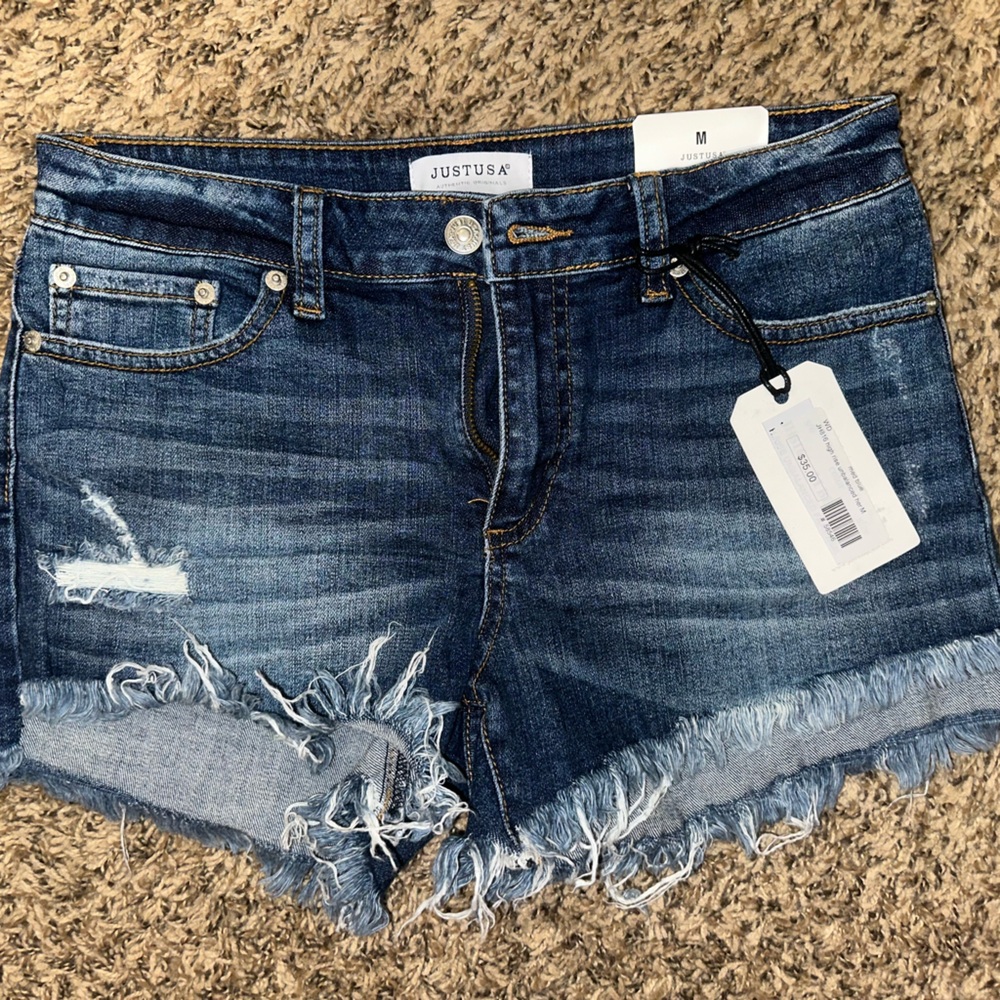 Just USA Distressed Denim Shorts